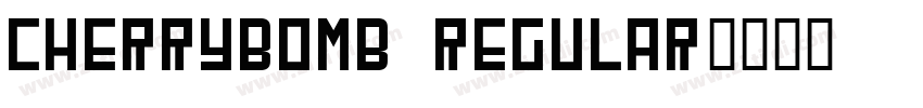 CherryBomb Regular字体转换